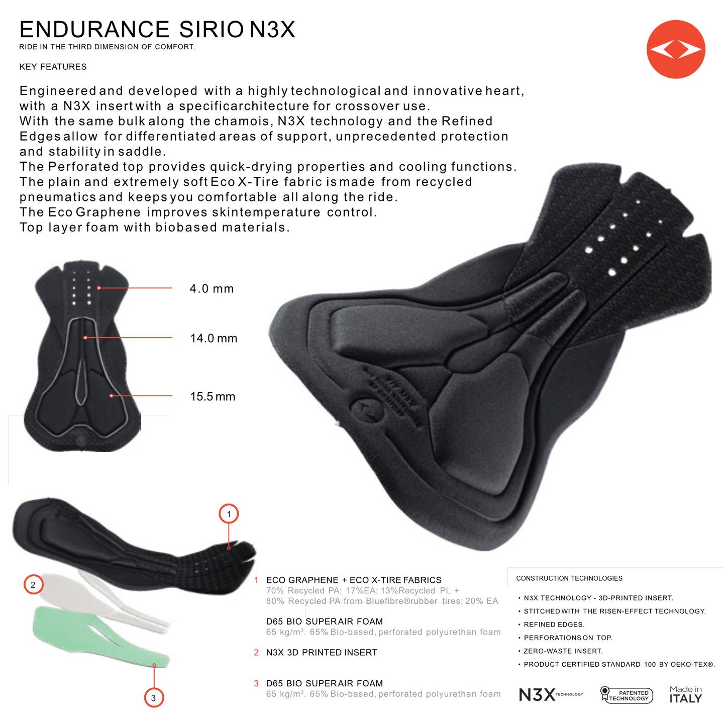 THE BIB w/ 3D Printed Chamois - TwoFourSeven.CC
