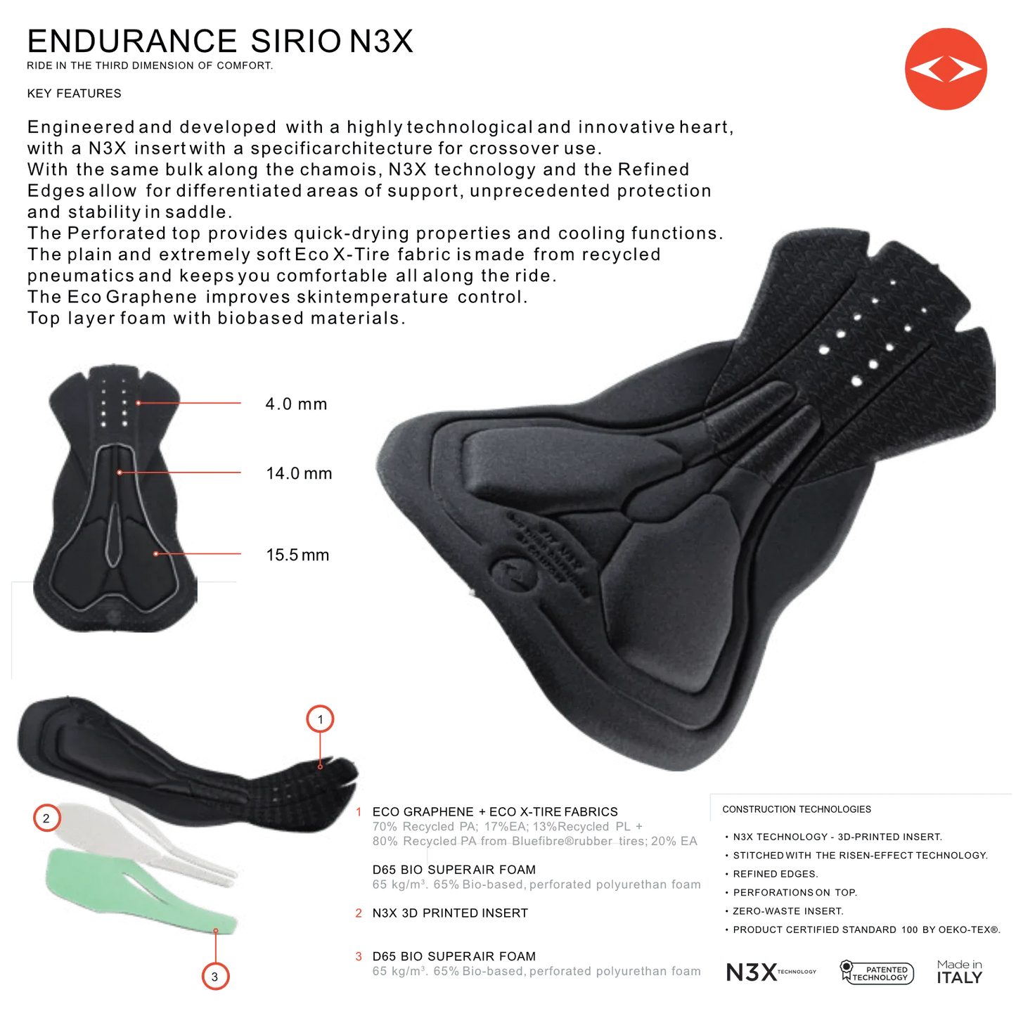 THE BIB w/ 3D Printed Chamois - TwoFourSeven.CC