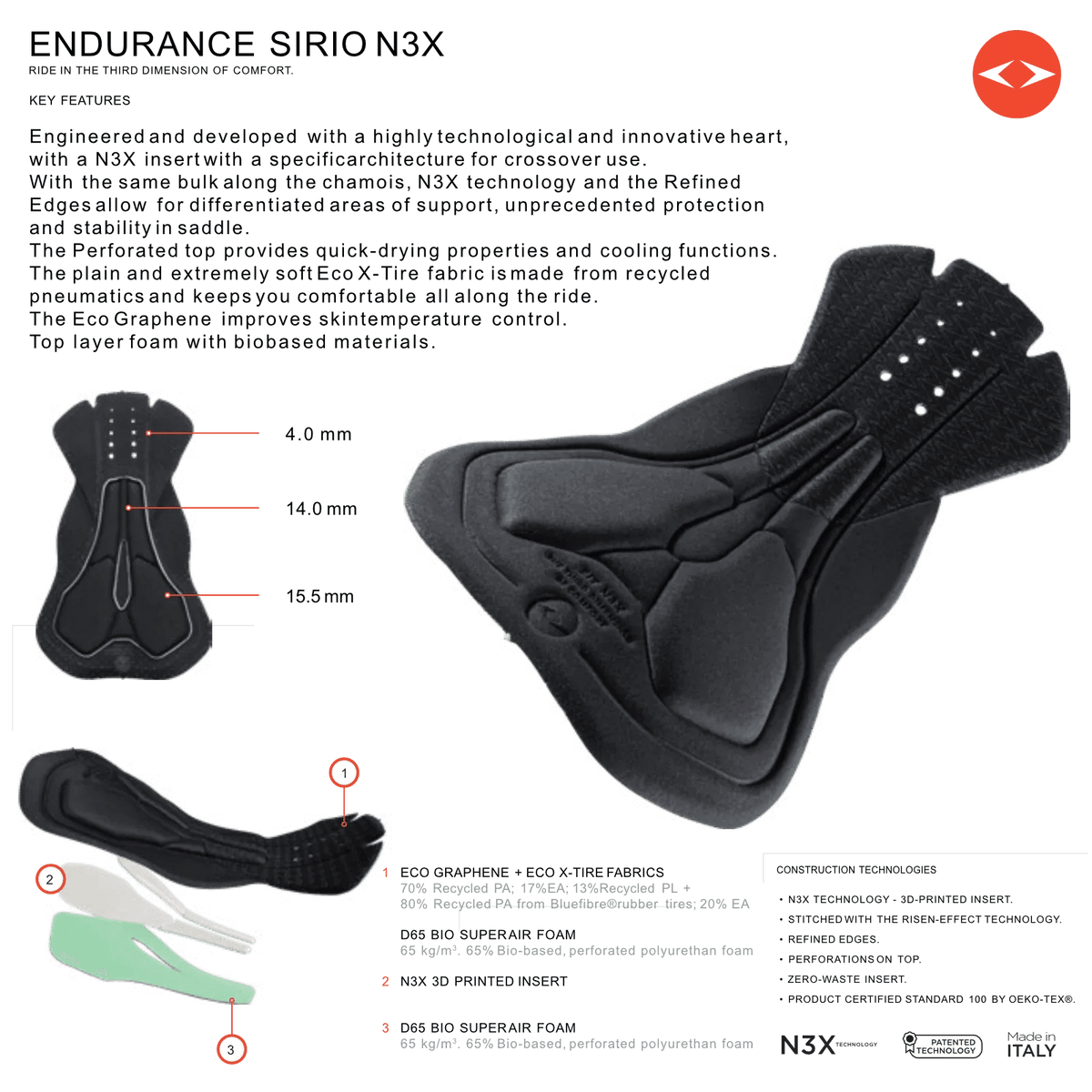 THE BIB w/ 3D Printed Chamois - TwoFourSeven.CC