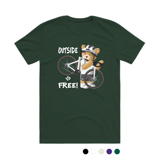Premium Soft T-Shirt - Outside is Free!