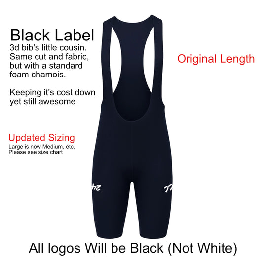Premium Endurance Bib - Black Label (Standard)