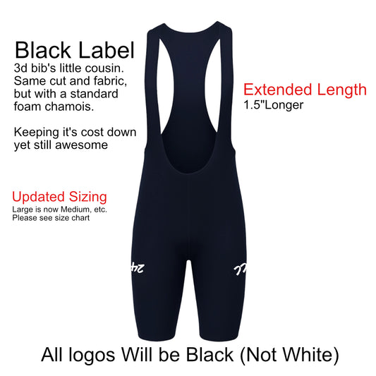Premium Endurance Bib - Black Label (Extended)