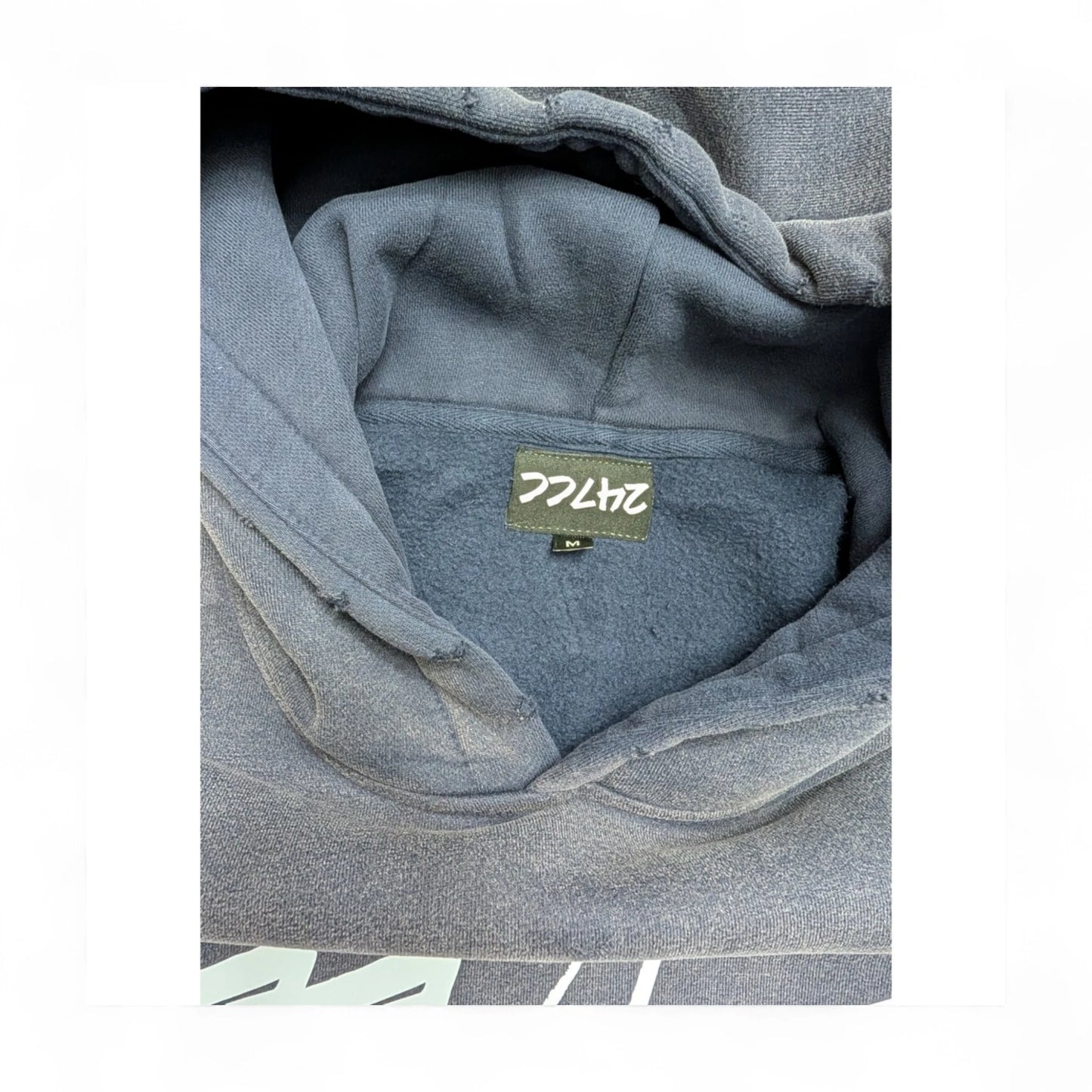 Heavyweight Acid Washed Hoodie - Origin Blue
