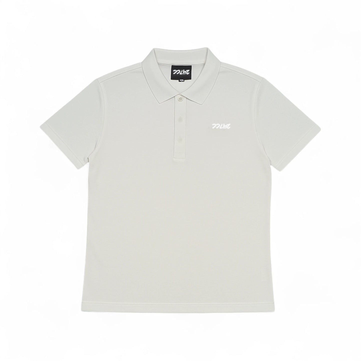 Stretchy Slim Fit Polo - White
